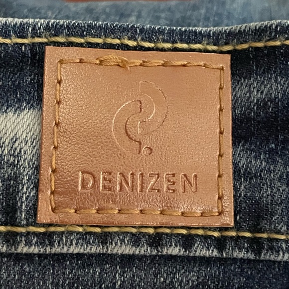 Levis Denizen Ultra High Rise Ankle Jeggings med wash blue jeans sz 5 distressed - Picture 7 of 15